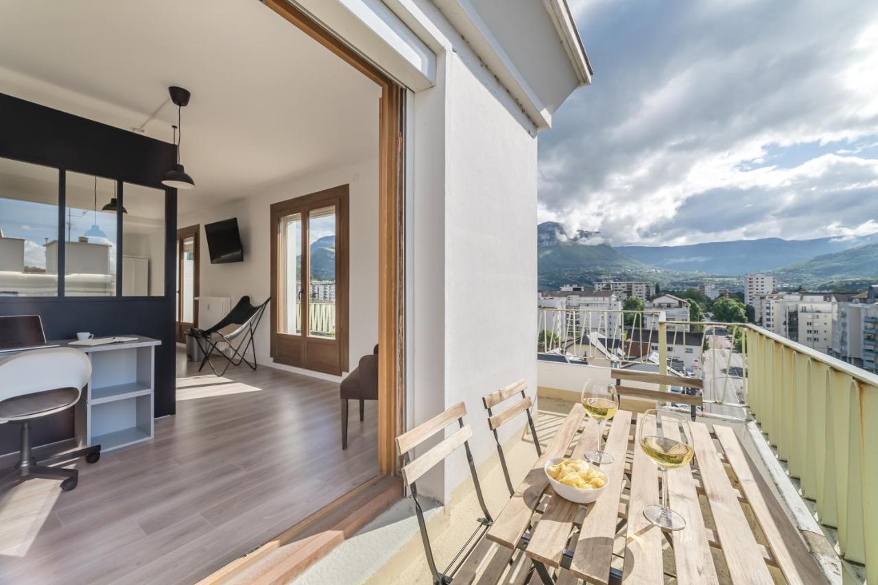 Vue Sensationnelle - Wifi Fibre - Arrivee Autonome Apartment Chambery Exterior photo
